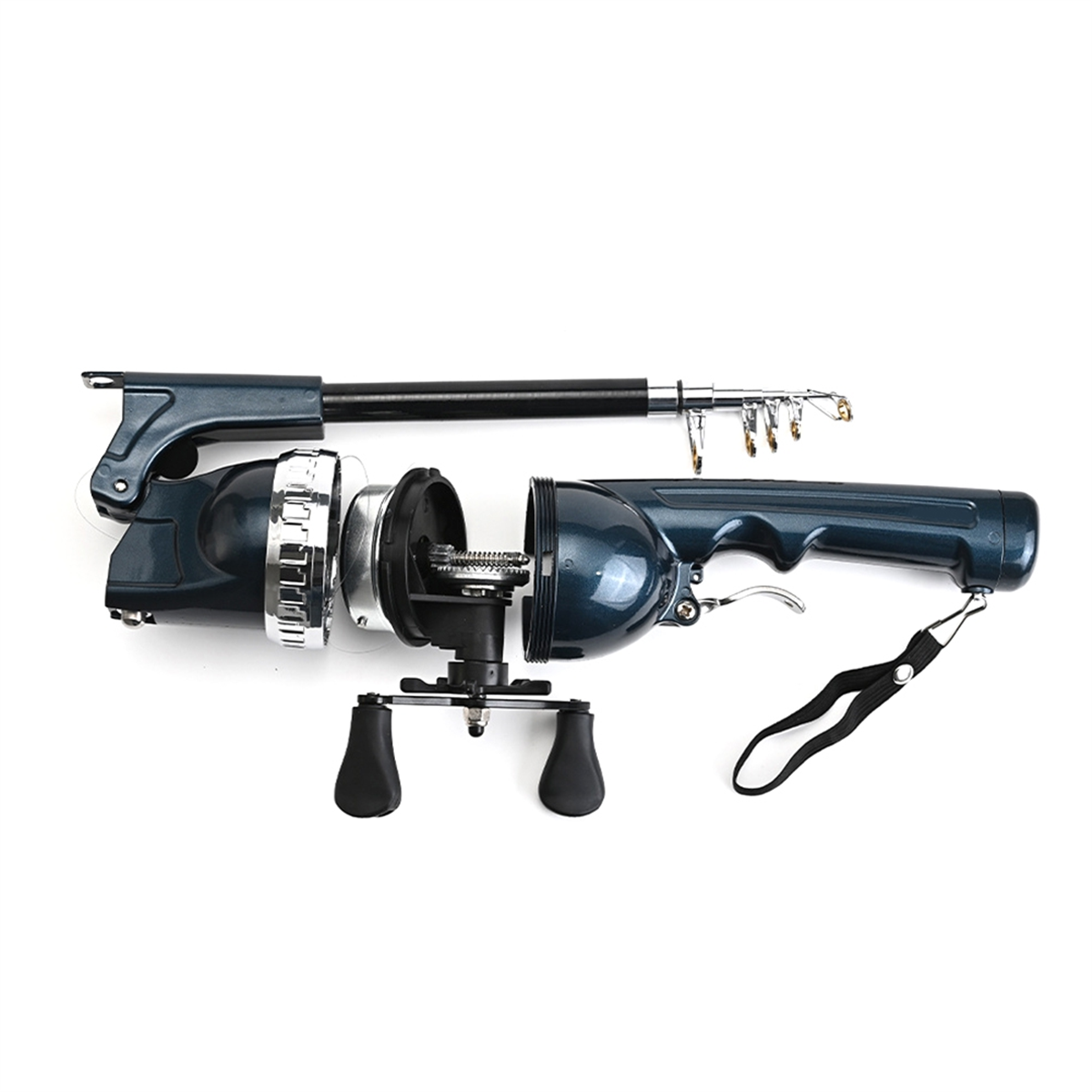Fishing Rod Travel - X59A_Portable Folding Fishing Rod Telescopic Fly