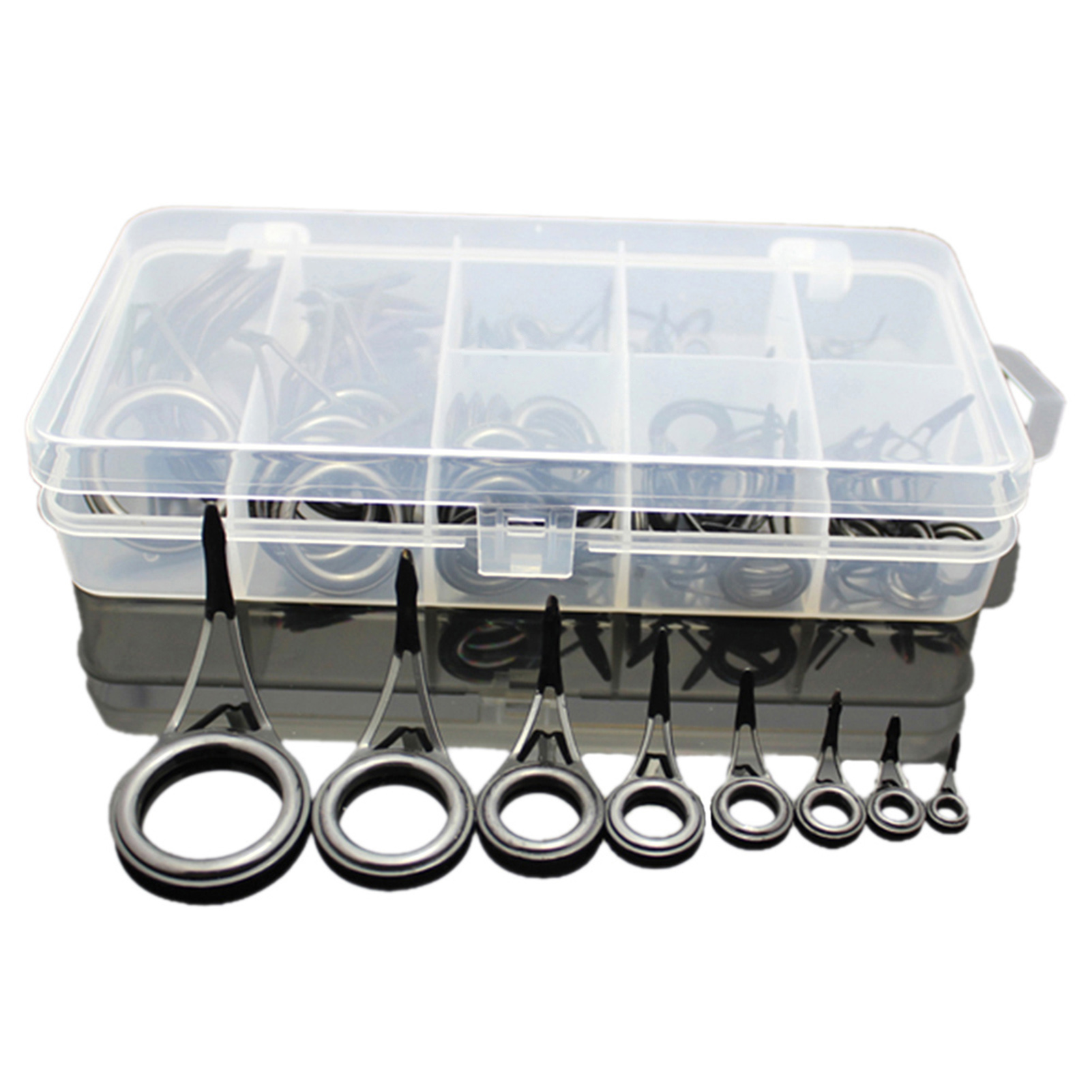 Fishing Rod Tip Replacement - 75pcs Various Sizes Fishing Rod Guide
