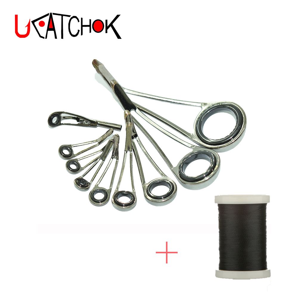 Fishing Rod Guide Replacement - 9pcs/Kit Rock Trout Fishing Rod Guides