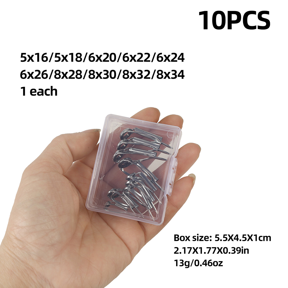 10/40pcs Fishing Rod Guide Rin - огляд і ціна Fishing Rod Tip Replacement