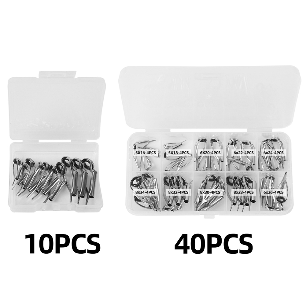 10/40pcs Fishing Rod Guide Rin - огляд і ціна Fishing Rod Tip Replacement