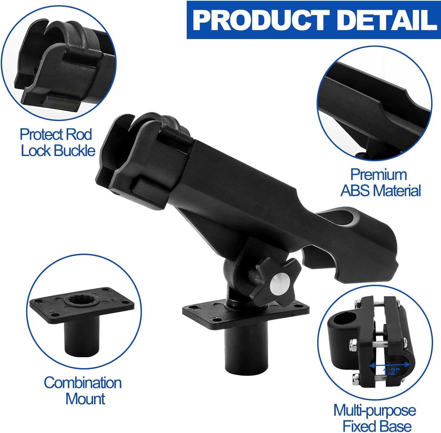 2 Pack Fishing Rod Holder with - огляд і ціна Fishing Rod Boat