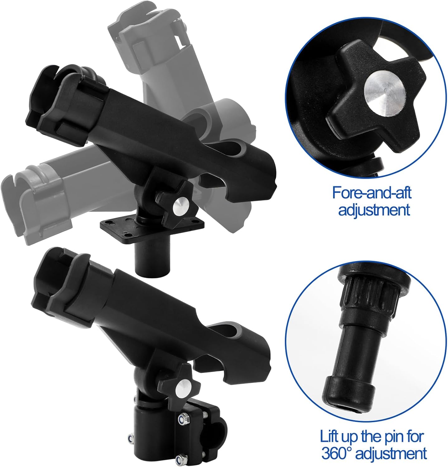 2 Pack Fishing Rod Holder with - огляд і ціна Fishing Rod Boat