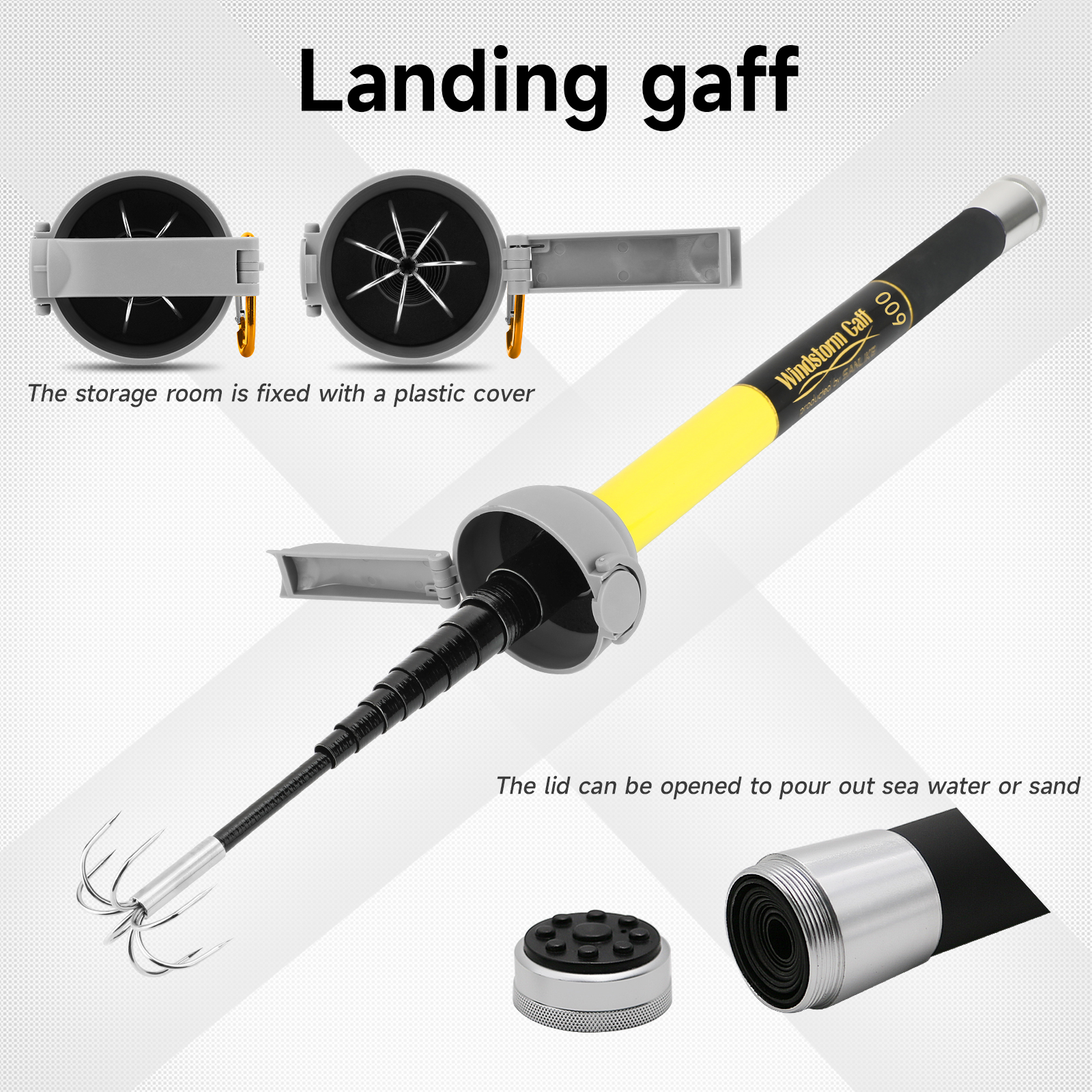 SANLIKE 6M Telescopic Squid Ro - огляд і ціна Fishing Rod Carbon Fiber