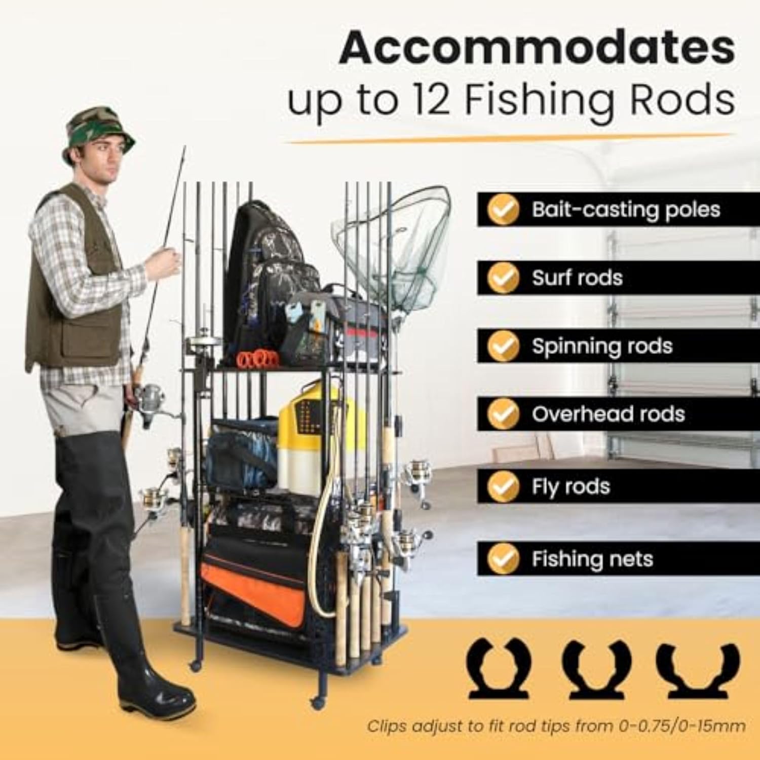 Adjustable Fishing Rod Holder  - огляд і ціна Fishing Rod Holder
