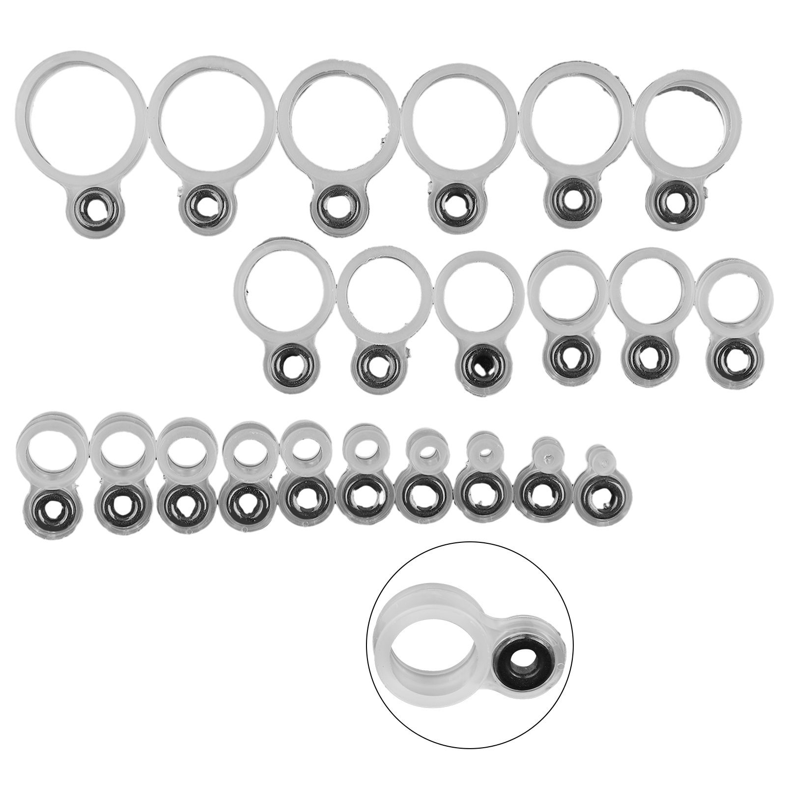 14/22Pcs Fishing Rod Eyelet Re - огляд і ціна Fishing Rod Tip Replacement