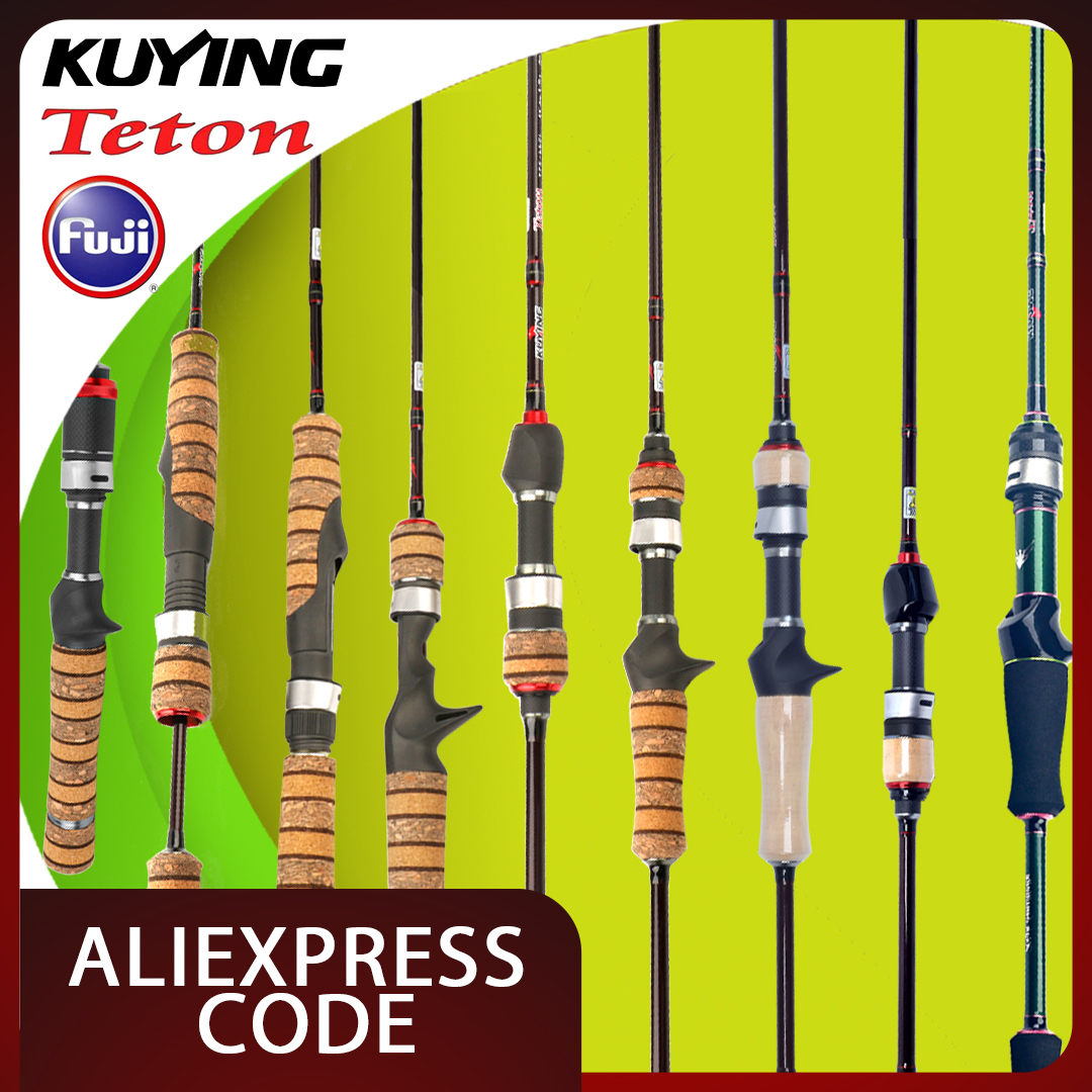 KUYING TETON Baitcasting Spinn - огляд і ціна Fishing Rod Surf