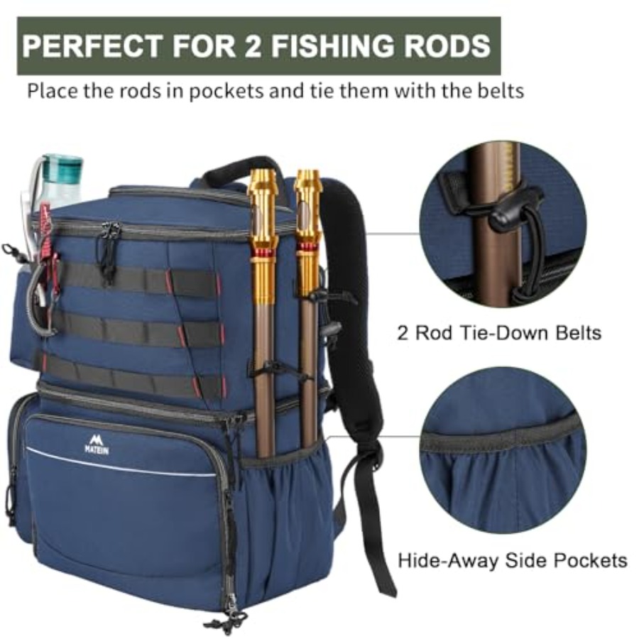 Fishing Backpack, Water Resist - огляд і ціна Fishing Rod Holder