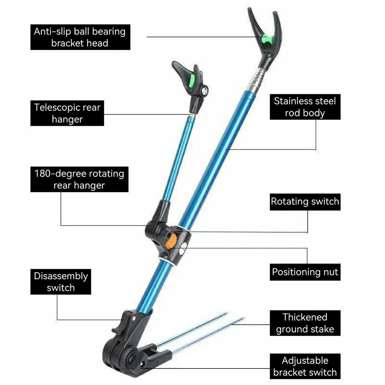 Thickened Telescopic Fishing R - огляд і ціна Fishing Rod Telescopic