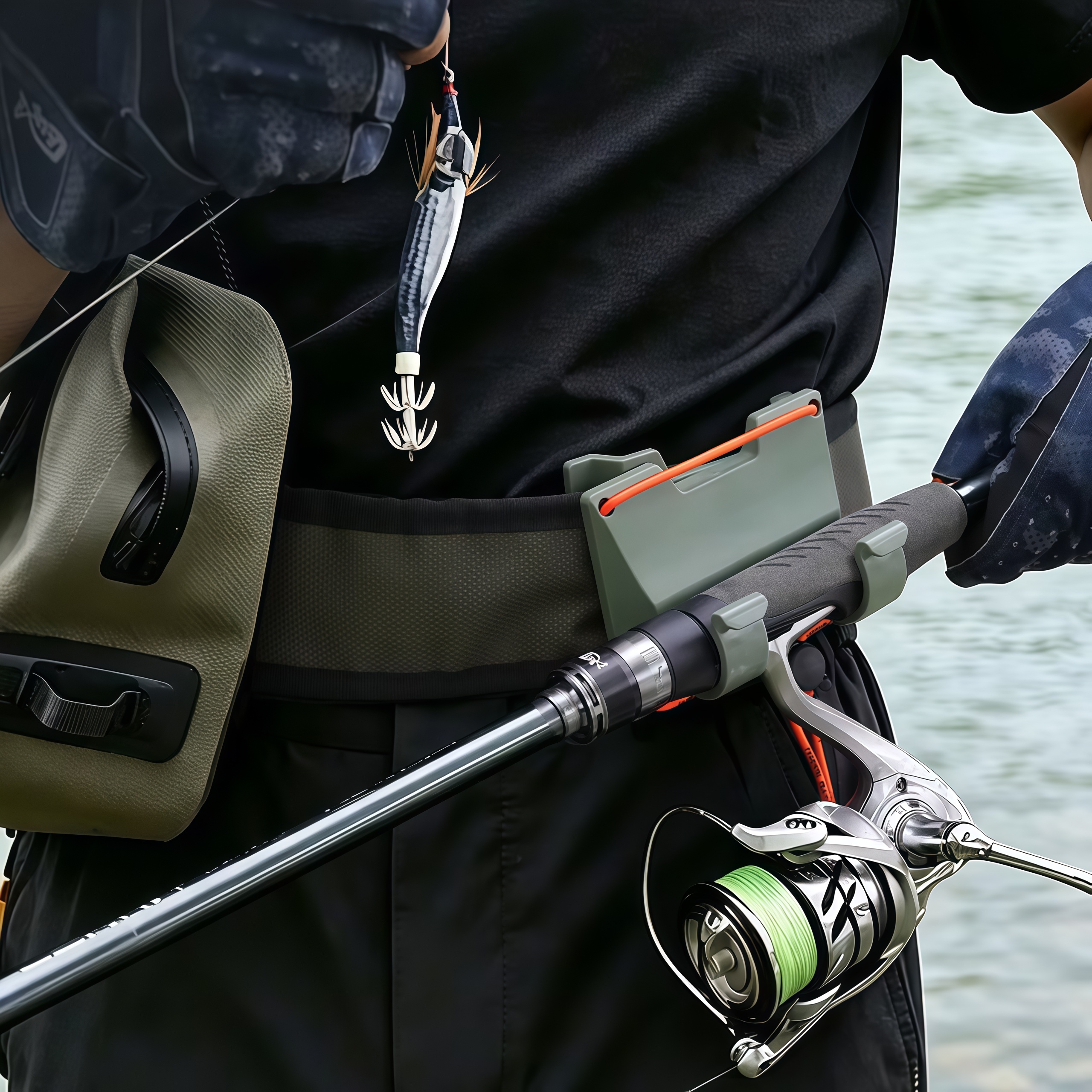 DEUKIO Outdoor Belt Clip Rod H - огляд і ціна Fishing Rod Fly