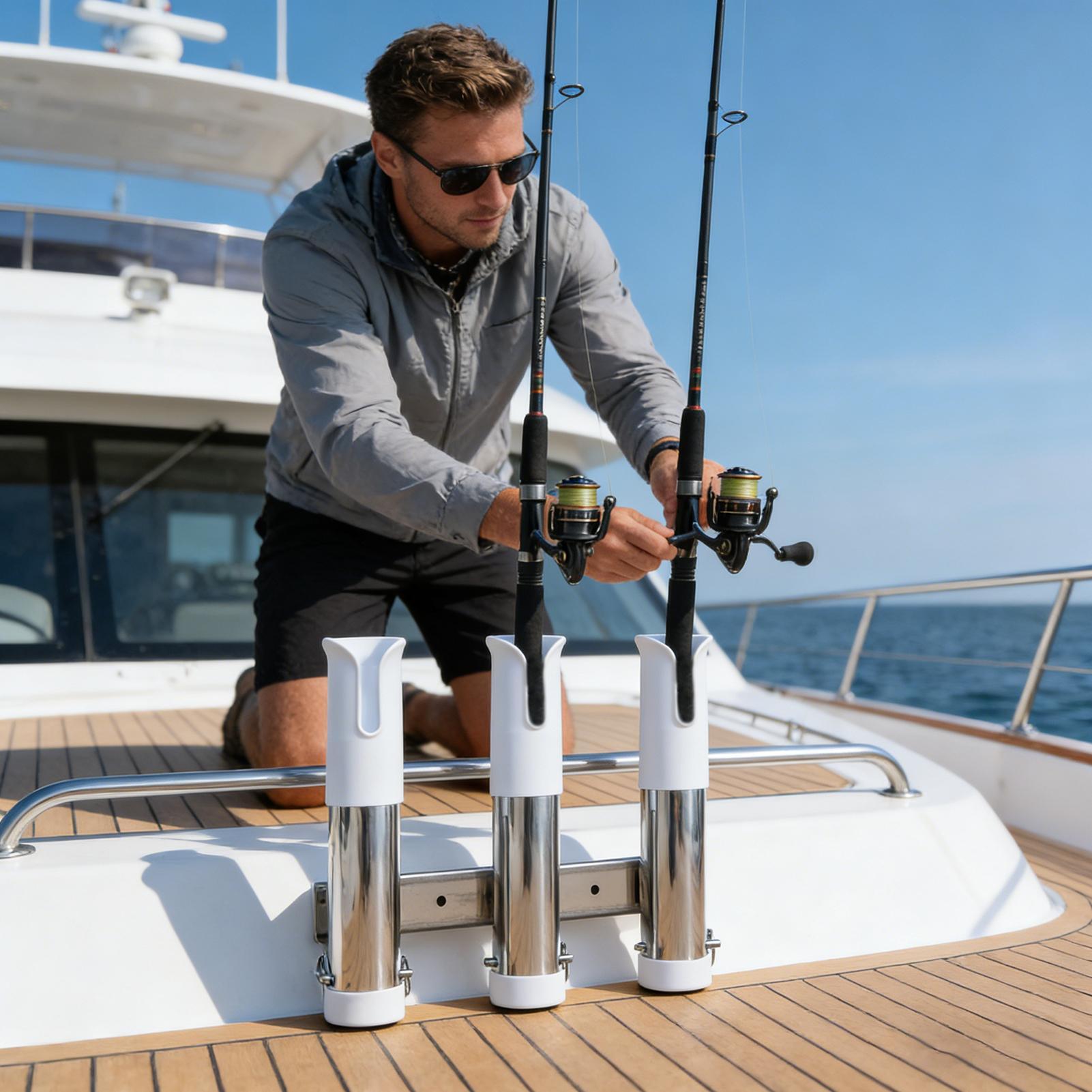 Rod Holder For Boat 3 Tube Lin - огляд і ціна Fishing Rod Boat