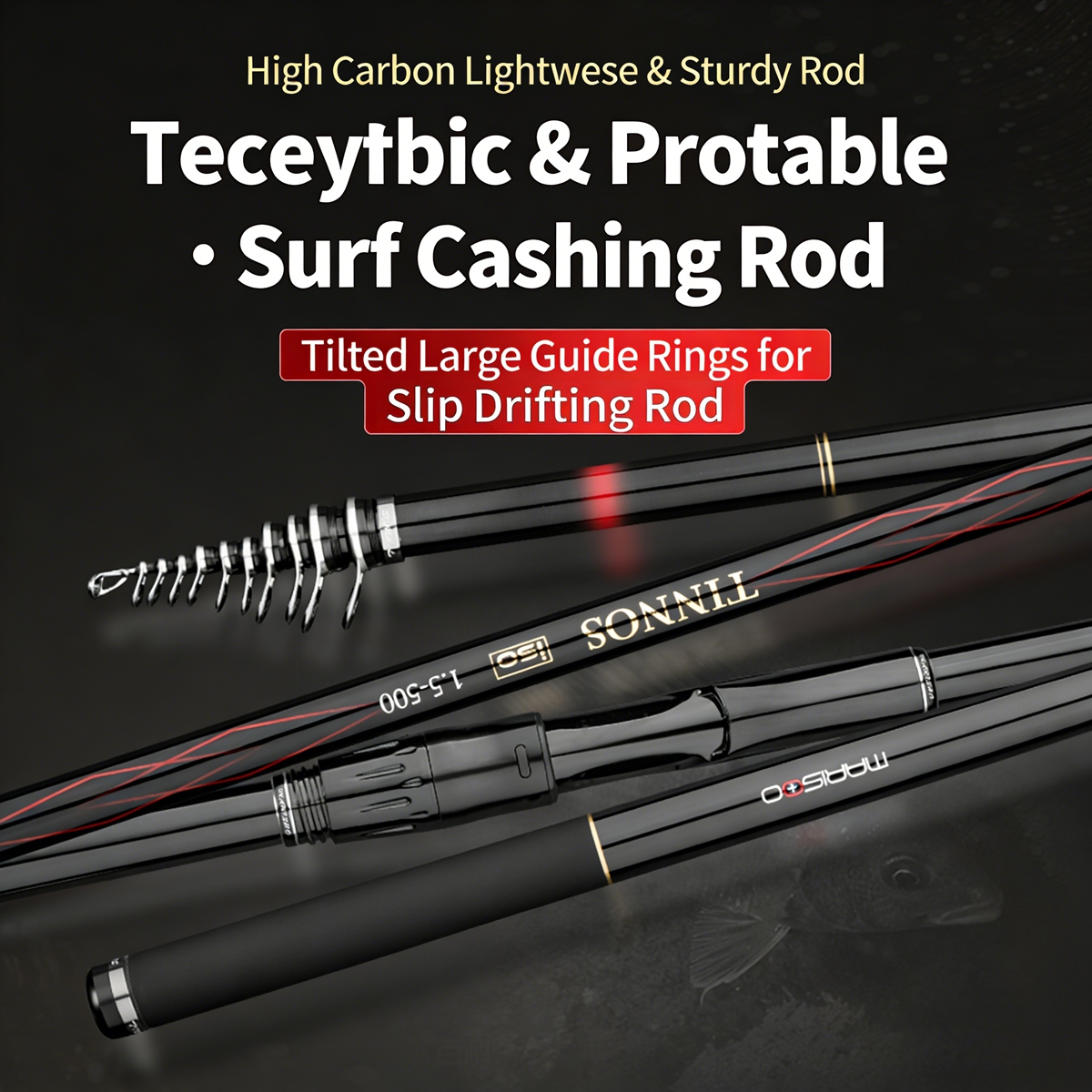 MARISOO TINNOS 30T Carbon Fibe - огляд і ціна Fishing Rod Surf