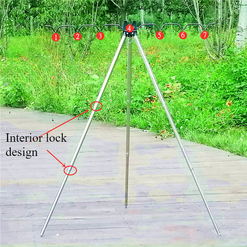 1PC Fishing Sea Rod Bracket Al - огляд і ціна Fishing Rod Telescopic