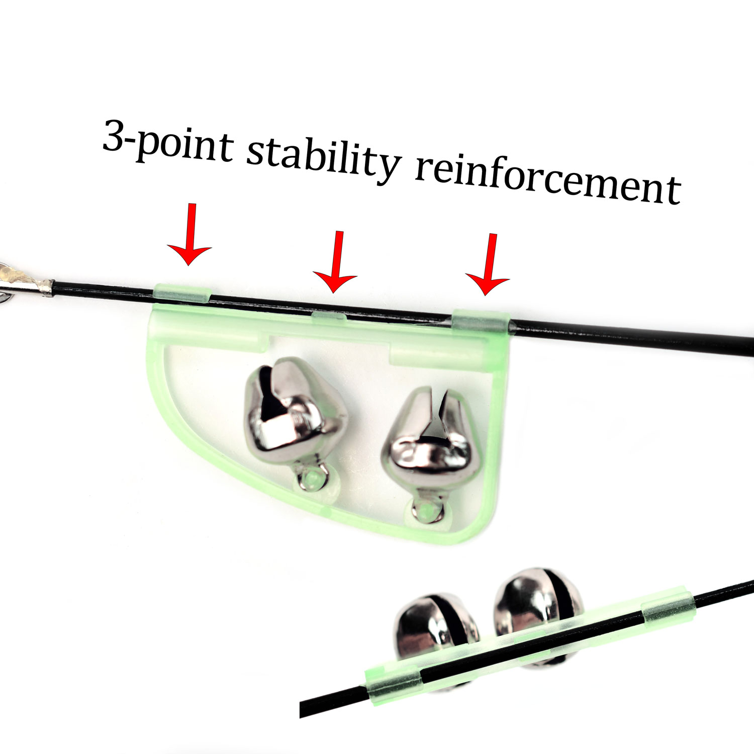 Topranc Double Bells Fishing B - огляд і ціна Fishing Rod Casting