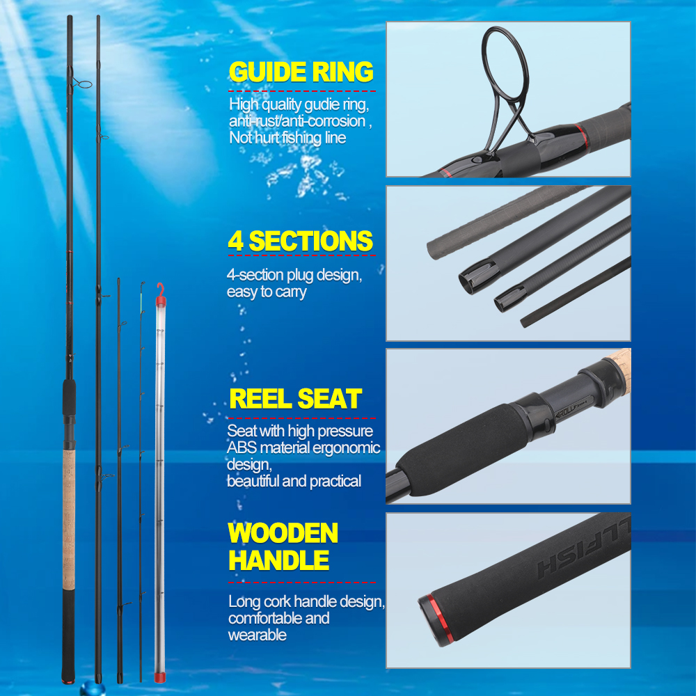 ROLLFISH 3.6m/3.9m Carbon Feed - огляд і ціна Fishing Rod Tip Replacement