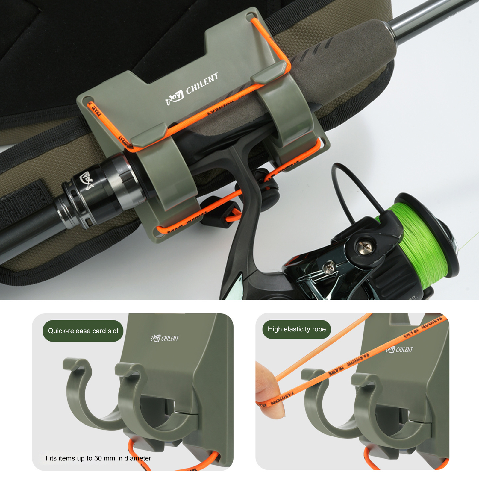 Outdoor Belt Clip Rod Holder H - огляд і ціна Fishing Rod Fly