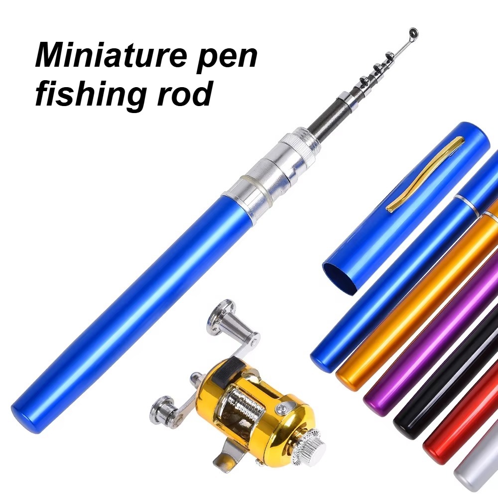 Mini portable steel pen fishin - огляд і ціна Fishing Rod Case