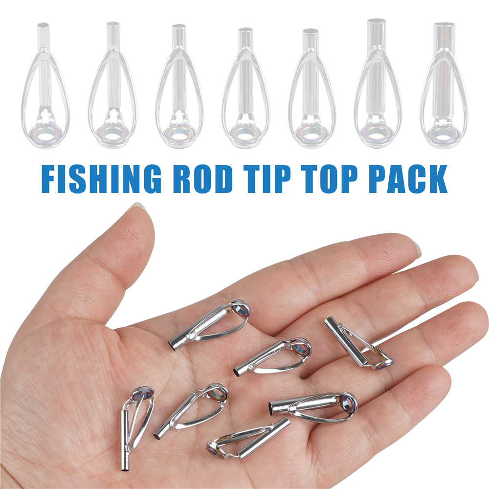 10Pcs Fishing rod guide tips r - огляд і ціна Fishing Rod Tip Replacement