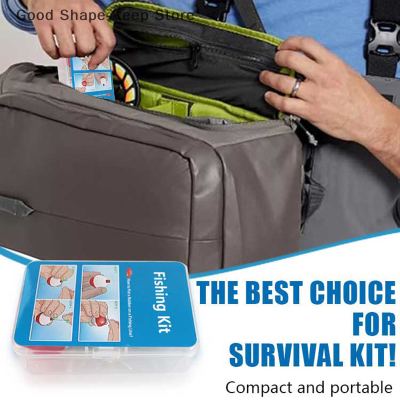 24Pcs Emergency Fishing Kit Po - огляд і ціна Fishing Rod Case
